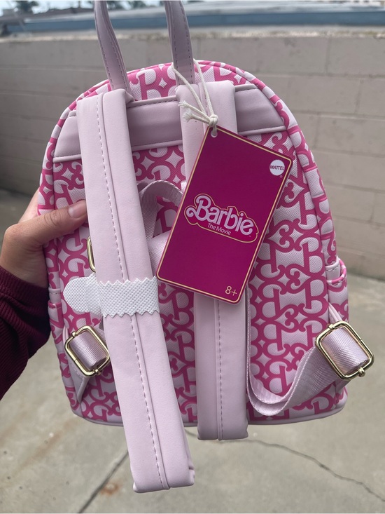 Loungefly Barbie Pink Flamingo Shell Mini Backpack